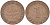 ФРГ 1 ПФЕННИГ 1950 F KM 105, J.380 сталь плакированная медью 112-927