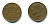 БЕЛЬГИЯ 50 САНТИМОВ 1958 BELGIE KM 149.1 бронза 86-755
