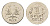 Германия игровой жетон 1 марка ND SPECIAL GELD белый металл 4636-968