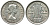 Австралия 3 пенса 1959 m, Елизавета II (1952-2022) KM 57 серебро 71-623