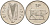 Ирландия 5 пенсов 1974 бык KM 22 медно-никель 4146-525