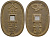 Япония 100 мон 1835-1870 маленькое отверстие (smaller hole) KM 7.2 медь 1521-424