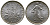 Франция 1 франк 1918 сеятель KM 844.1, Le Franc 217.24 серебро UNC 259-724