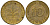ФРГ 10 пфеннигов 1989 G KM 108, J. 383 сталь плакированная латунью 4603-1137
