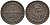 Мекленбург-Шверин 1 пфенниг 1872 В, Фридрих Франц II (1842-1883) KM 315 (С102), AKS 50, J.60 медь 100-637