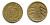 ГЕРМАНИЯ 5 РЕНТЕНПФЕННИГОВ 1924 D, KM 32, J. 308 алюминиевая бронза 35-445