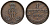 Ганновер 1 пфенниг 1861 B, Георг V KM 233, AKS 156, J. 90 медь 4594-546