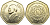 Иордания 1/4 динара 1997 KM 61 никель-латунь aUNC 1525-131