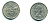 Великобритания 6 пенсов 1964 Елизавета II (1952-2022) KM 903, Spink 4149 медно-никель 36-844