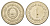 Югославия 1 динар 1990 KM 142 медь цинк никель aUNC 4543-954