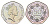 Гибралтар 50 пенсов 1988 KM 17 медно-никель UNC 4667-516