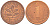 ФРГ 1 ПФЕННИГ 1978 J KM 105, J.380 сталь плакированная медью 4396-1528