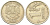 Россия 1 рубль 2006 производственный брак, поворт на 280 градусов KM 833 медно-никель    413-1945