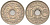 Франция 10 сантимов 1933 тип Линдайё KM 866а медно-никель 4116-457
