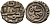 Индия 2 гани 1296-1316 AD Делийский Султанат, Ала аль-Дин Мохаммед биллон 192-755