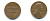 США 1 ЦЕНТ 1973 D, ЛИНКОЛЬН KM 201 медь цинк 179-326