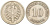 Германия 10 пфеннигов 1876 A, старогербовка KM 4, Jager 4, Weege 7 медно-никель 202-132