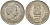 Индия 5 рупий 1985 на смерть Индиры Ганди KM 150 медно-никель aUNC 97-342
