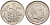 Испания 5 песет 1957 (67) Франсиско Франко (1939-1975) KM 786 медно-никель 4571-1223