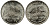 Египет 5 фунтов 1986 AH 1406, перепись населения, тираж 6000 экз. KM 603 серебро UNC 1519-425