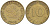 ФРГ 10 ПФЕННИГОВ 1949 D KM 103, J. 378 сталь плакированная латунью 4182-735