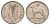 Ирландия 6 пенсов 1962 собака, ирландский волкодав KM 13a медно-никель 4682-555