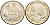 Либерия 5 долларов 1997 китайский гороскоп - год крысы KM 351 медно-никель UNC 3897-1211