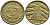 Германия 10 рентенпфеннигов 1924 F KM 33, J. 309, Weege 8 алюминиевая бронза 4390-832