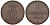 Ганновер 1 пфенниг 1839 A, Эрнст Август (1837-1851) KM 173.1, AKS 126, J. 54 медь 75-869