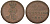 Ганновер 2 пфеннига 1842 S, Эрнст Август (1837-1851) KM 174.2, AKS 123, J. 55 медь 75-1731