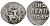 ВЕЛИКОЕ КНЯЖЕСТВО МОСКОВСКОЕ ДЕНГА 1535 - 1547 ИВАН IV ВАСИЛЬЕВИЧ, МОСКОВСКИЙ МОНЕТНЫЙ ДВОР, 0,33 ГР ГиК №41 серебро 262-1058