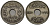 ЕГИПЕТ 5 МИЛЛИМОВ 1917 Н, БРИТАНСКИЙ ПРОТЕКТОРАТ KM 315 медно-никель 4511-143