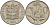 ЮАР 50 центов 1980 Зантедеския Эллиота (калла), герб KM 87 никель 32-1133