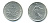 ФРАНЦИЯ 1 ФРАНК 1968 СЕЯТЕЛЬ KM 925.1 никель 57-145