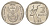 ЮАР 2 ранда 2003 KM 335 медь плакированная никелем UNC 4626-1253