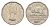 Канада 5 центов 1955 Елизавета II (1952-2022), бобр KM 50a никель 4630-662