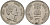Индия 5 рупий 1985 на смерть Индиры Ганди KM 150 медно-никель aUNC 97-332