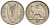 Ирландия 3 пенса 1964 заяц KM 12а медно-никель 92-235