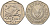 Кипр 50 центов 1993 похищение Европы KM 66 медно-никель 4141-1233