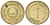 Югославия 1 динар 1986 KM 86 никель латунь 4617-1251