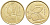 ИСПАНИЯ 5 ПЕСЕТ 1998 ХУАН КАРЛОС I (1975-) KM 833 алюминиевая бронза 4549-853