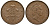 Великобритания 2 пенса 1988 Елизавета II (1952-2022) KM 936, Spink 4376 (C3) бронза 186-843