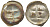 Польша, Торунь 1 ПФЕННИГ 1447-1492 БРАКТЕАТ, ЯГЕЛЛОНЫ, ВЕС 0,16 ГР. Gumowski 457 серебро 1517-1022