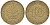 ФРГ 10 пфеннигов 1971 C KM 108, J. 383 сталь плакированная латунью 4132-543