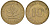 ФРГ 10 пфеннигов 1984 D KM 108, J. 383 сталь плакированная латунью 4132-555