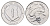 Алжир 1 динар 2003 KM 129 нержавеющая сталь UNC 4618-632