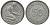 ФРГ 50 ПФЕННИГОВ 1950 F KM 109.1, J. 384 медно-никель 72-1017