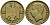 Румыния 10 леев 1930 Кароль II (1930-1940) KM 49 никель латунь 4388-113