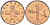 Швейцария 1 раппен 1969 В KM 46 бронза UNC 4588-427