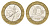 Франция 10 франков 1988 тип Гений Бастилии KM 964.1, Le Frank 375.2 биметалл 4704-455